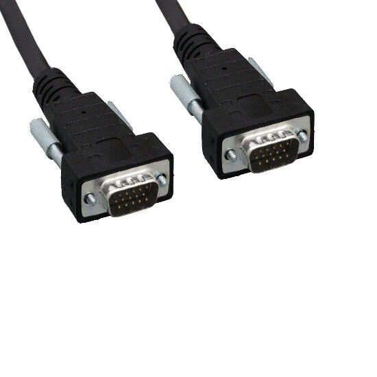 Kentek 25ft CMP Plenum Rated SVGA HD-15 Video Cable 28AWG 3X Shielded TV PC