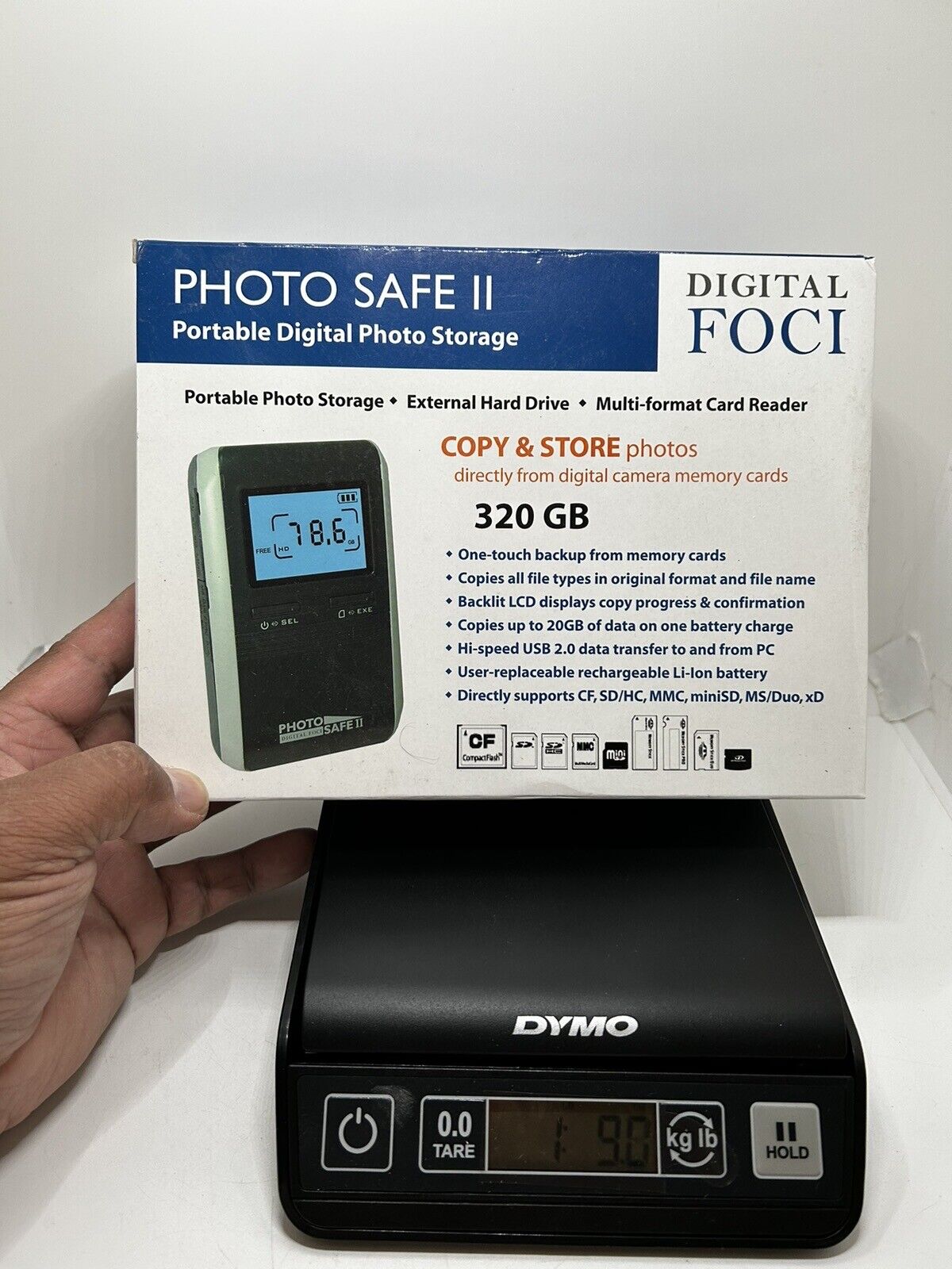 Digital Foci 320 GB External Hard Drive - USB 2.0 - SATA - 5400