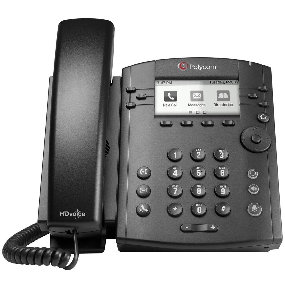 REF A-STOCK - Polycom 2200-48350-025 VVX 311 IP VOIP POE Gigabit Telephone