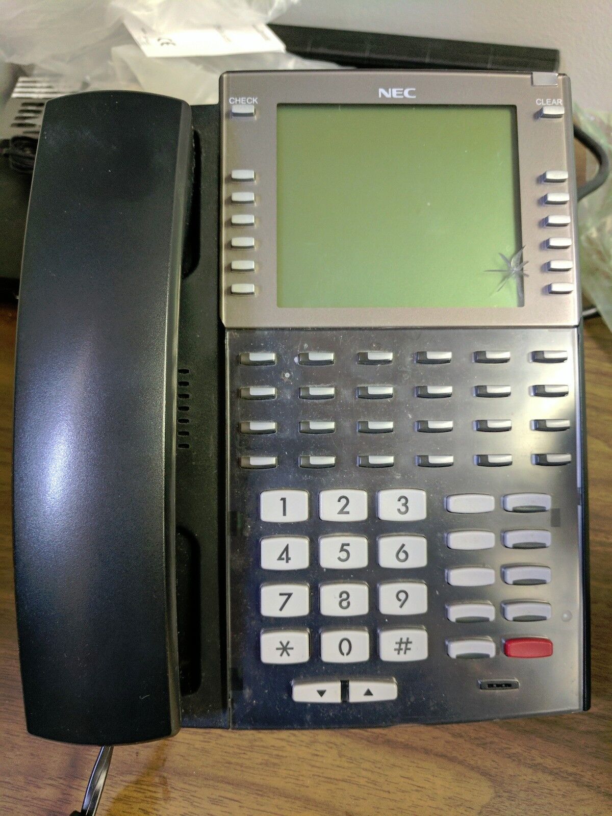 NEC DSX 40 80 160 1090030 DX7NA-34BTSXBF 34B 34 Button Super Display Phone