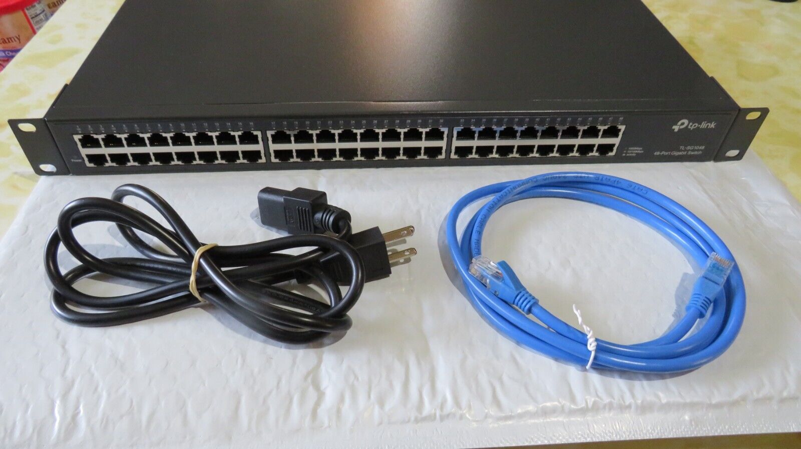 TP-Link 48 Port Gigabit Ethernet Switch, (TL-SG1048) , Black