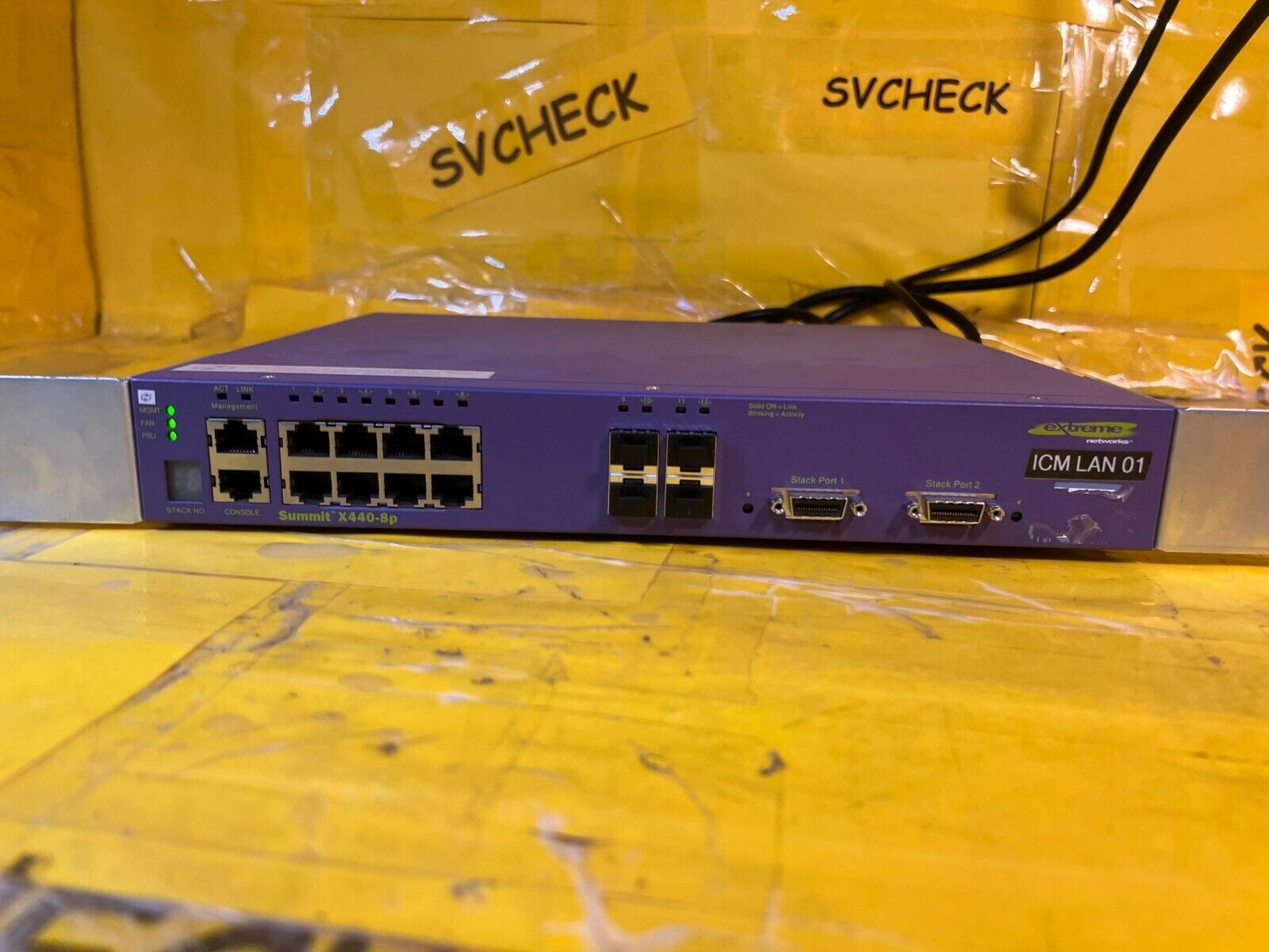 Extreme Networks Summit X440-8p 8-Port Gigabit Switch 16502T
