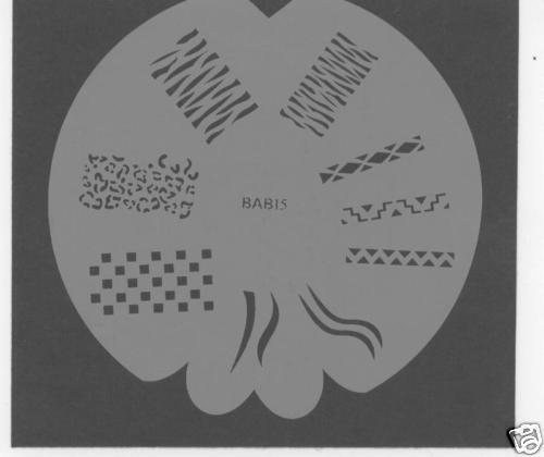 Nail Stencil - Badger - BAB-15 - Airbrush Animal&Aztec