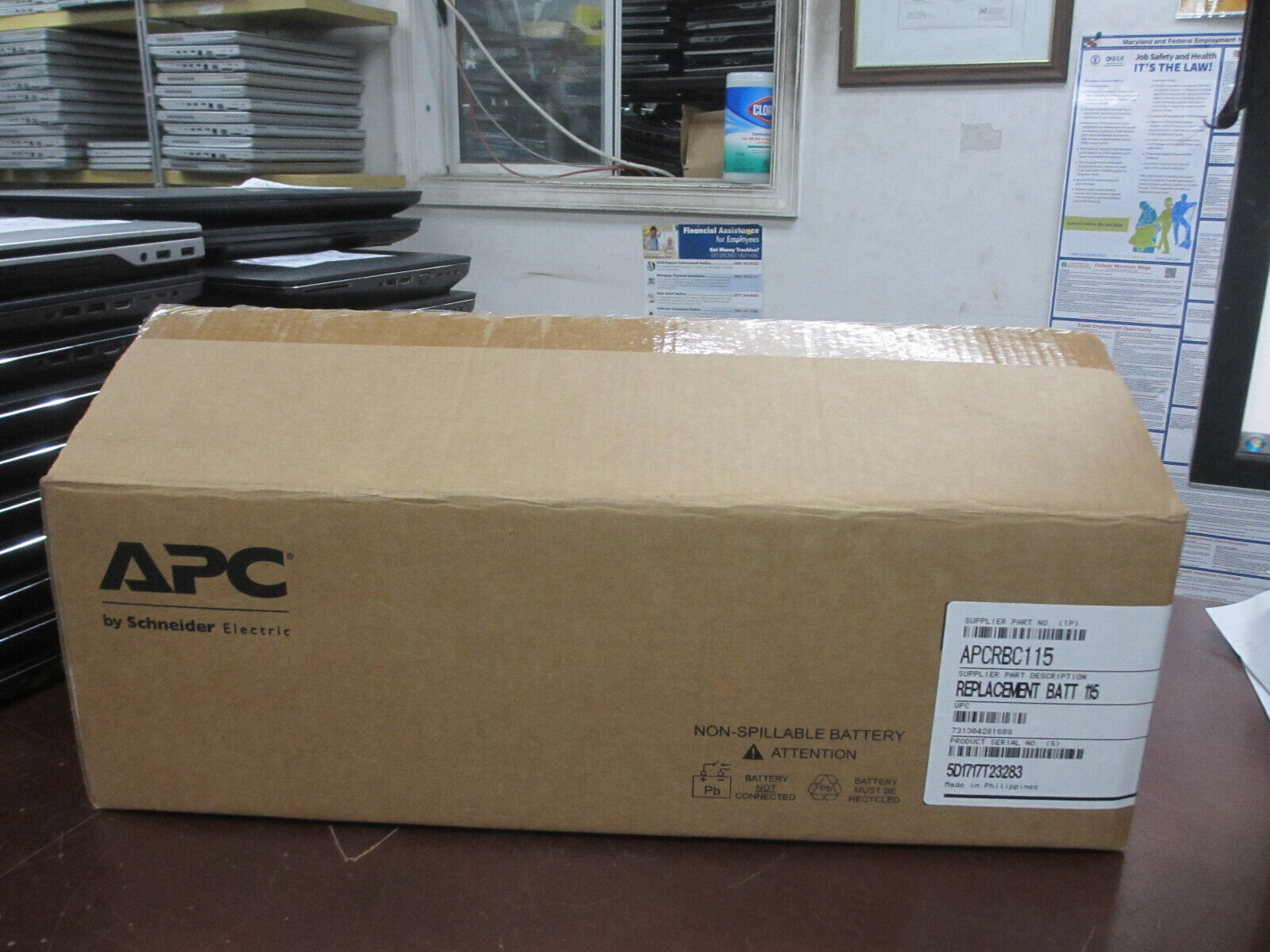 Genuine APC APCRBC115 Replacement Battery Cartridge 115 - New in Open Box