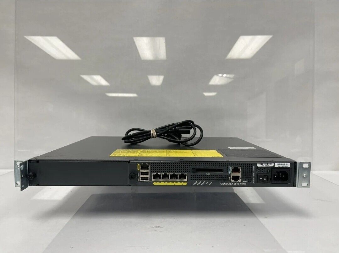 Cisco ASA 5540 V08 Adaptive Security Appliance w/ Power Cord Version 8.4(6)
