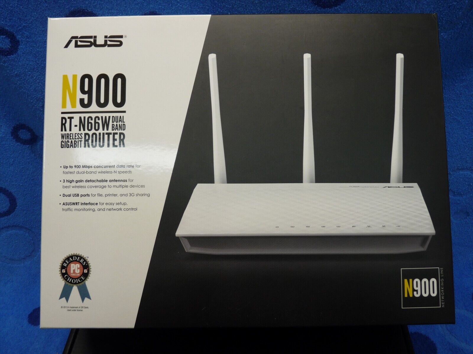 ASUS RT-N66W VPN Wireless Gigabit Router Access Point RT-N66U. Open Box