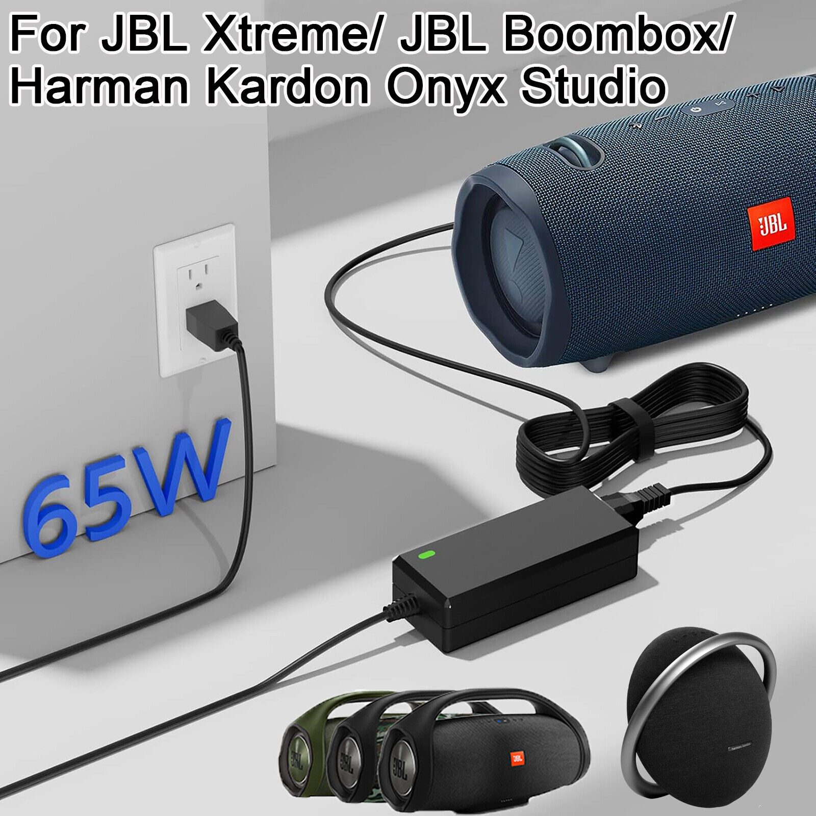 19V Speaker Charger For JBL Xtreme, JBL Boombox, Harman Kardon 1-7 Power Supply
