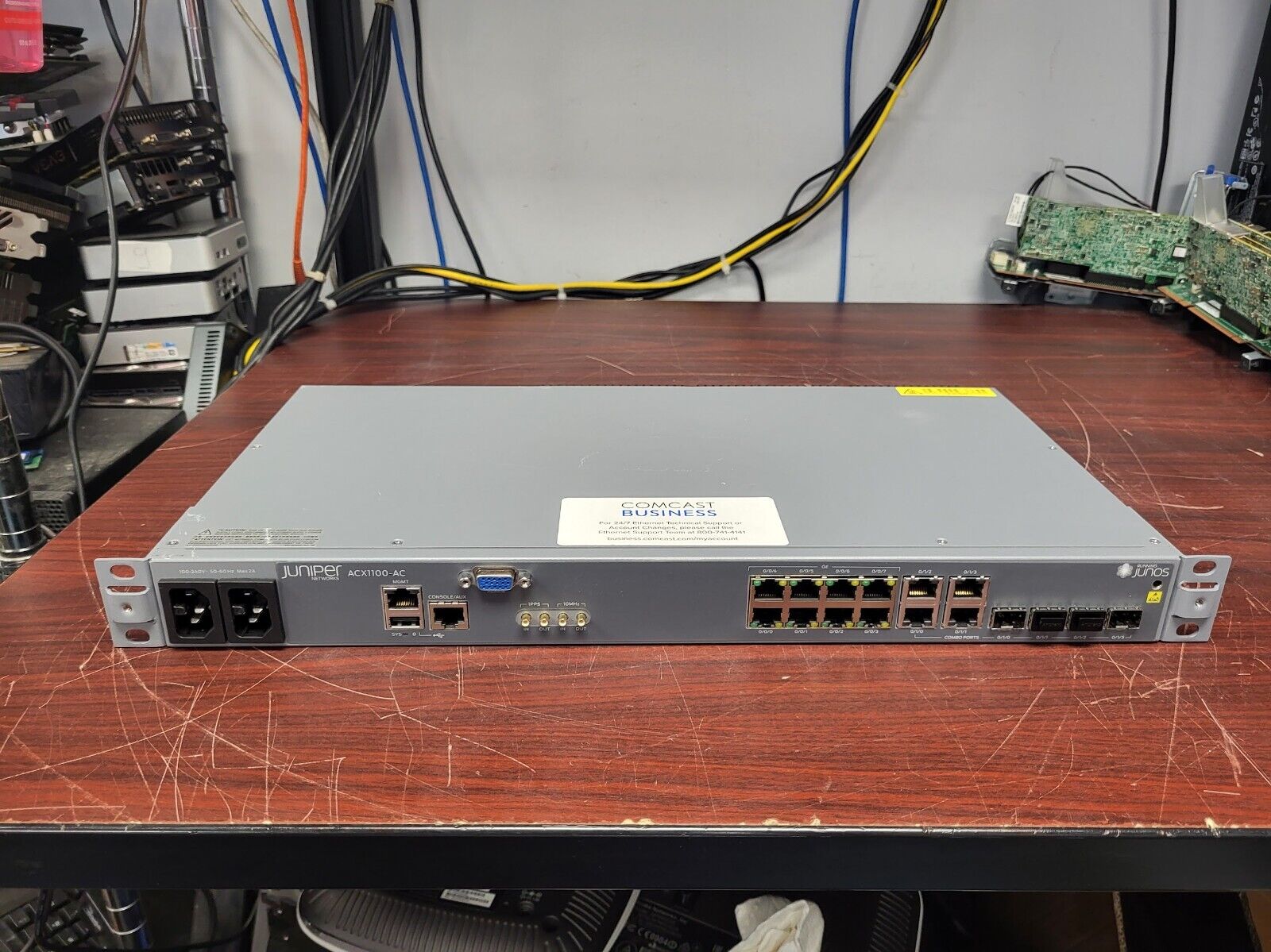 Juniper ACX1100 8-Port GbE 4-SFP Universal Access Router w/Ears ACX1100-AC #73