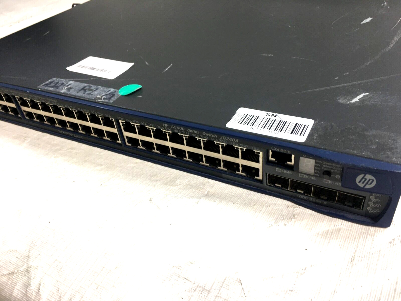 HP JG240A H3C S5500-52C-EI 48-Port Gigabit Ethernet with 4x SFP Network Switch