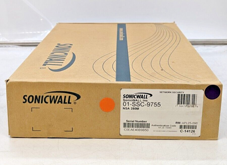 SonicWALL NSA 250M New In Box