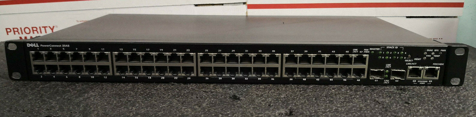 Dell PowerConnect 3548 48-Port 10/100 Fully Managed Switch with Rack Ears #i506