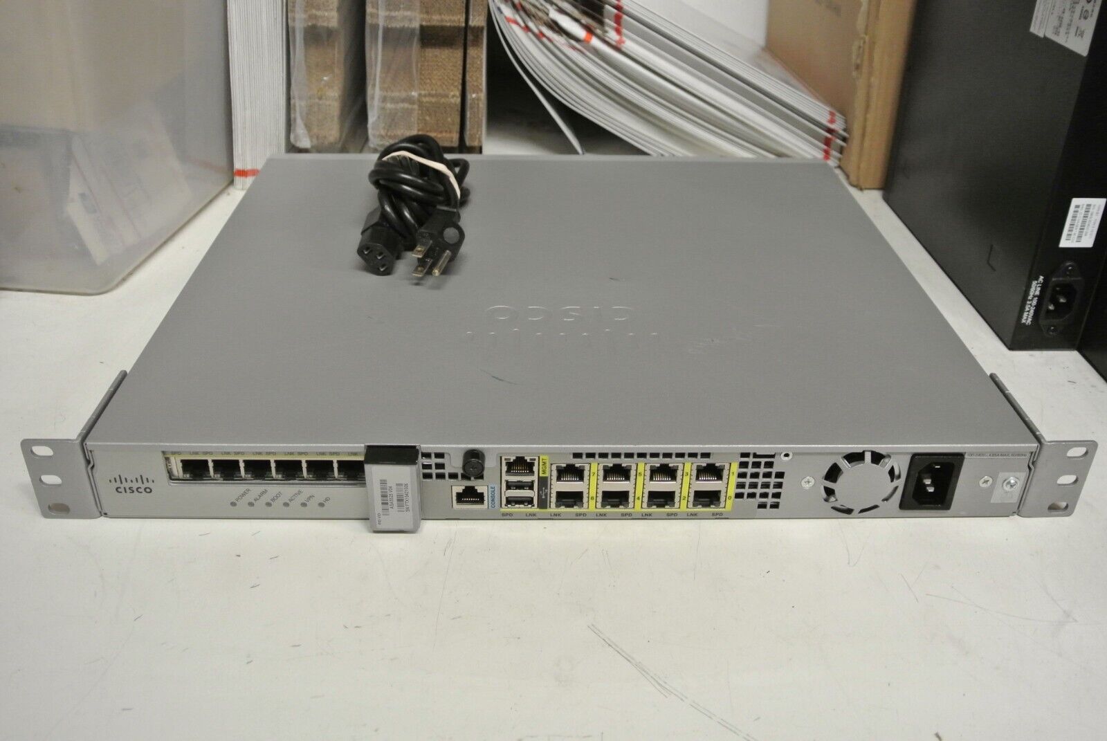 Cisco ASA5525-K9 14 Port GE ASA5525-X Firewall 3DES/AES 750 VPN PREMIUM 128GB
