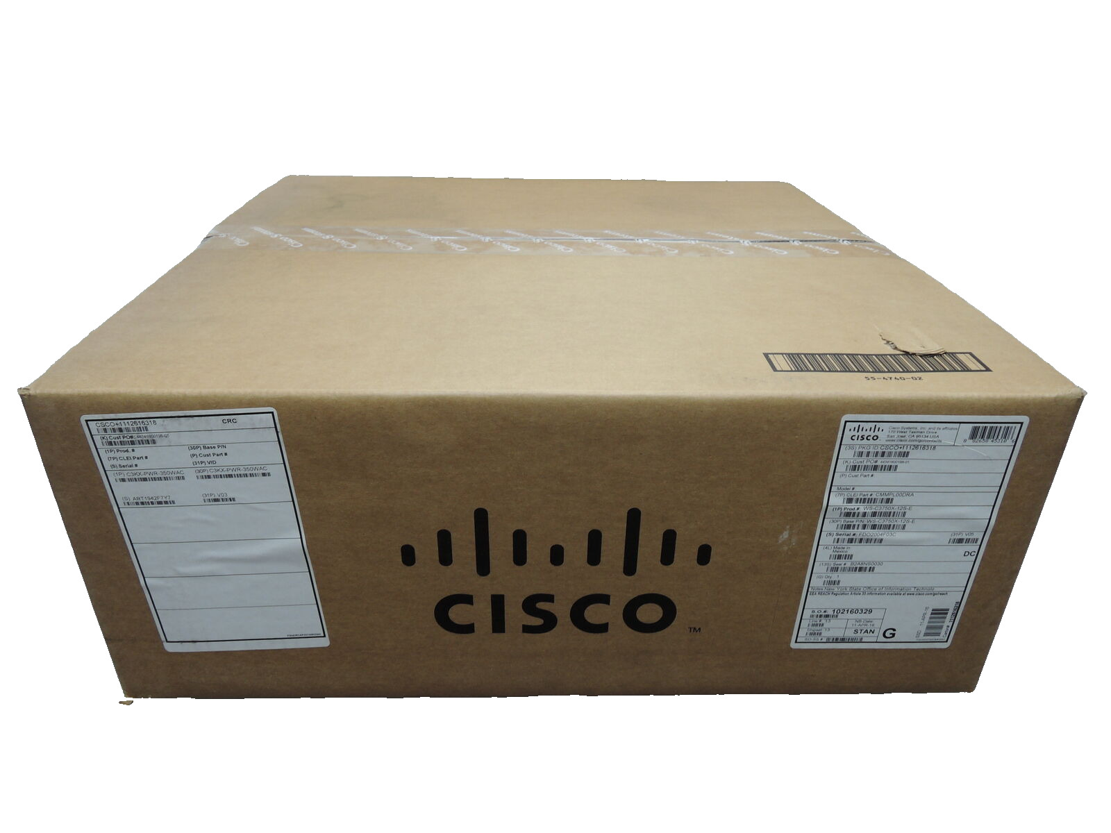 NEW Cisco WS-C3750X-12S-S  E btr than S 3750X 12 port GIG SFP switch. 1 yr wanty