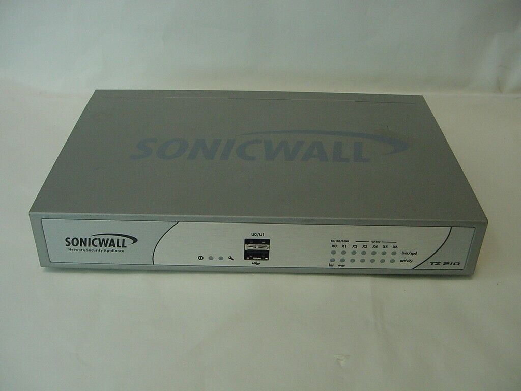 SONICWALL TZ210 NETWORKS SECURITY APPLIANCE APL20-063 - NO POWER CORD