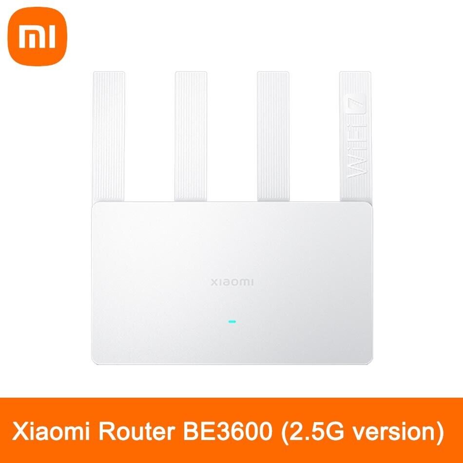 Xiaomi Router BE3600 2.5G Wireless Router 3600Mbps 4 WiFi Antennas Dual-Band