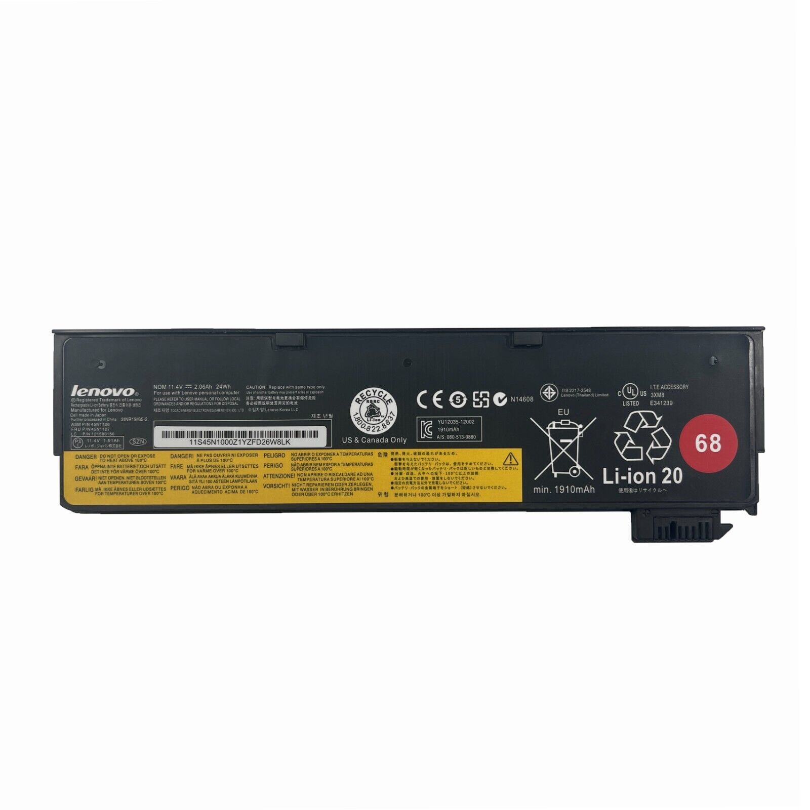 68 Genuine Battery For Lenovo ThinkPad X240 X240S X250 X260 X270 T440 T440S T450