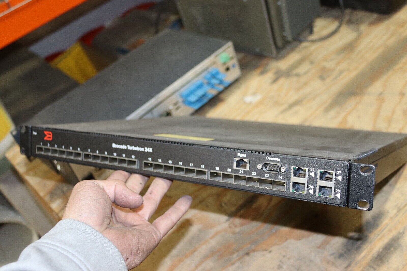 Brocade TI-24X-AC TurboIron 24-Port Rack Mountable Ethernet Switch