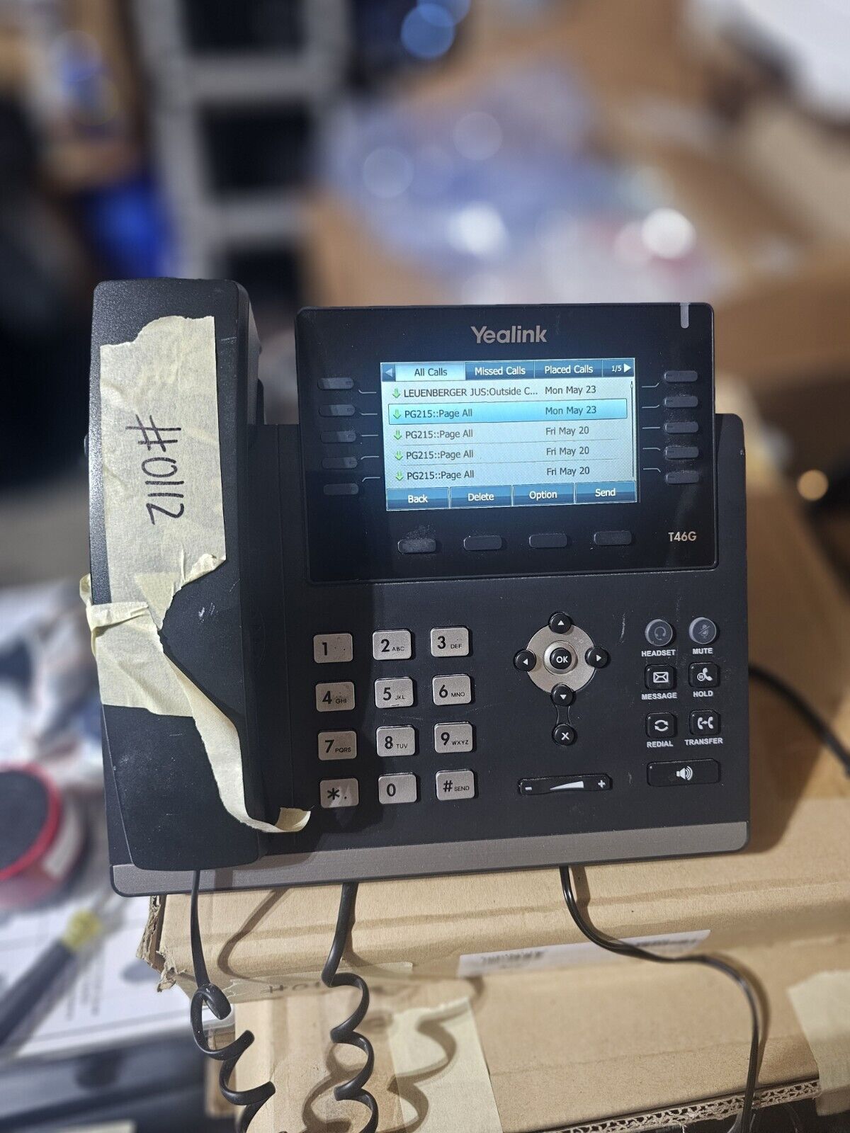 Yealink T46G  IP Phones AND EXP40  used