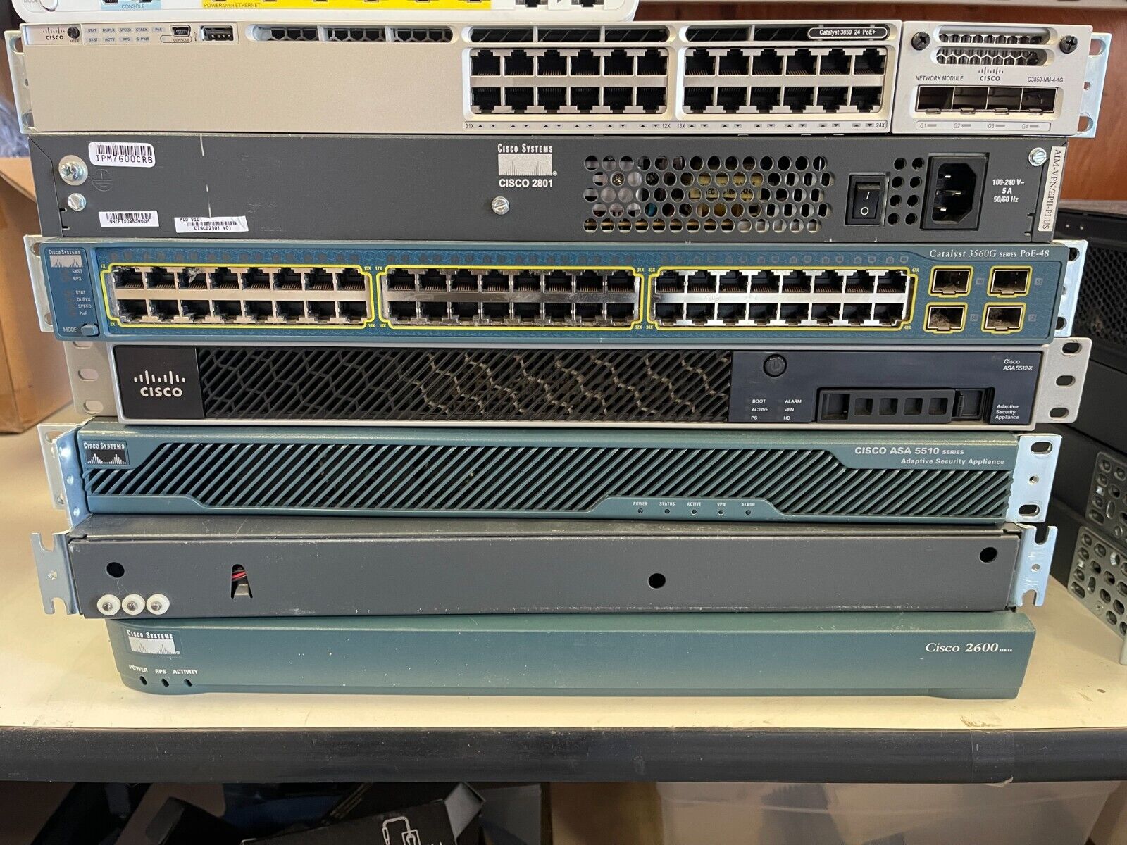 One Lot Of Networking Equipment