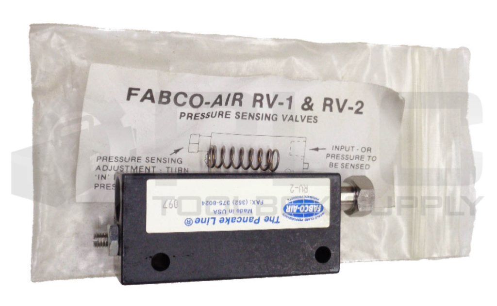NEW FABCO-AIR RV-2 PRESSURE SENSING VALVE