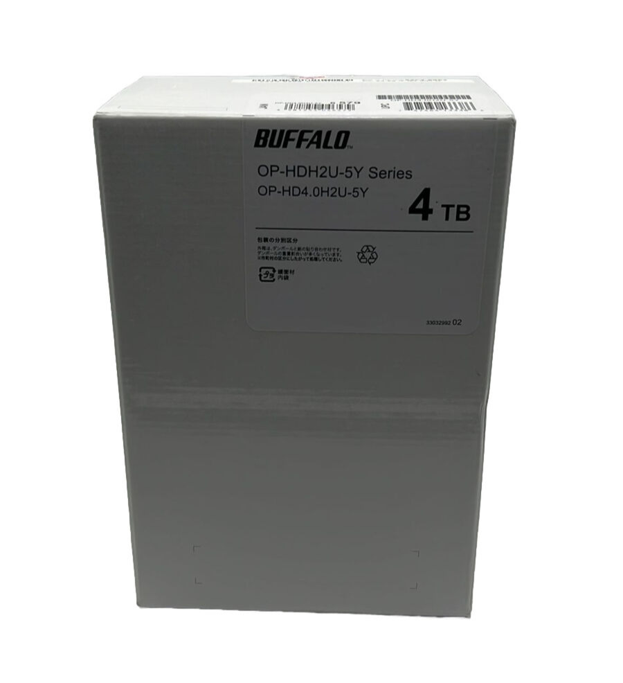 NEW Buffalo OP-HDH2U-5Y Series 4TB Hard Drive OP-HD4.0H2U-5Y - SATA 6Gb/s SEALED