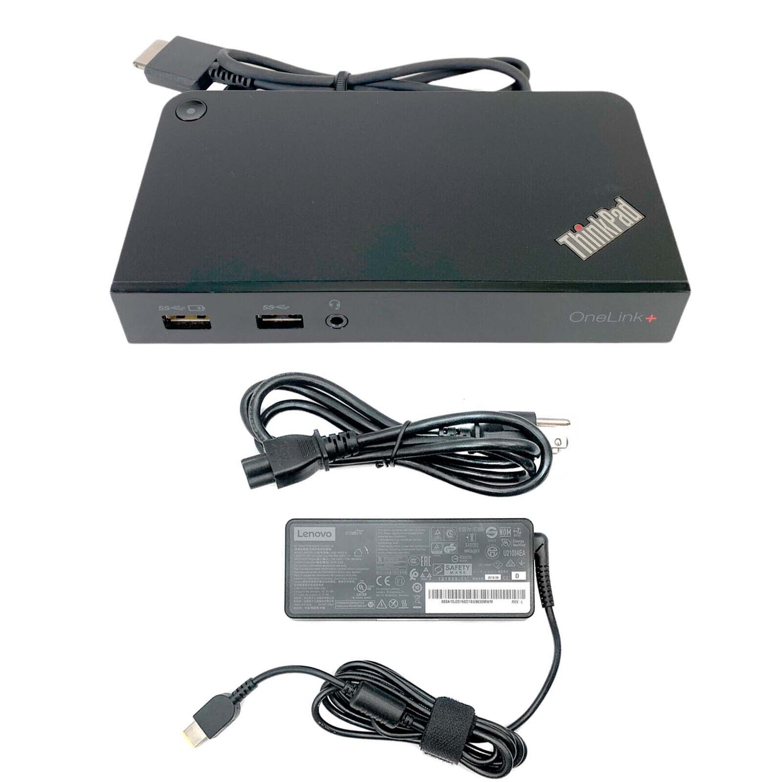 OEM ThinkPad OneLink+Dock for Lenovo ThinkPad X1 Yoga X1 Carbon 4 Gen w/PSU 90W