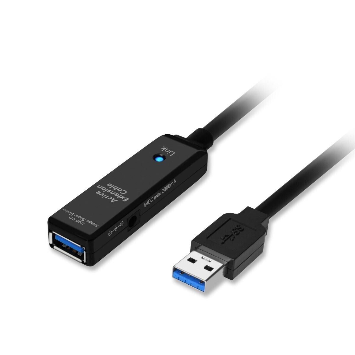 SIIG USB 3.0 Active Repeater Cable 25-Meters - Active Extension Cable