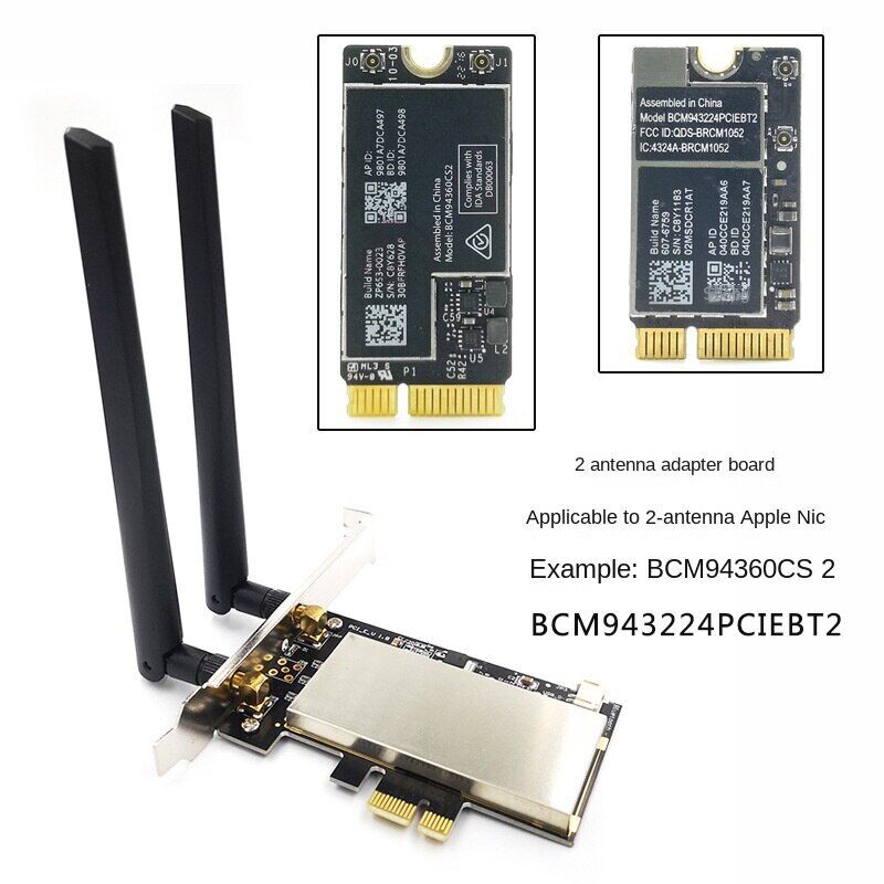 BCM94360CD CS2 2CS Desktop PCI-e Wifi Bluetooth Converter for Apple WLAN Card