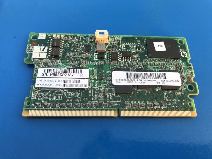 HP 726815-001 4GB FLASH BACKED WRITE CACHE FBWC MEMORY MODULE FOR P440 / P840