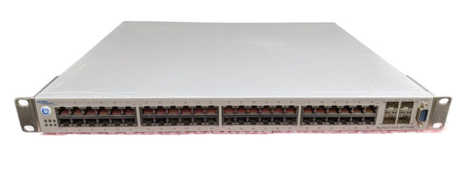 Nortel BayStack 5520-48T-PWR 48 Port Gigabit PoE Ethernet Switch