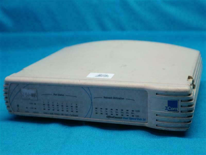 3com 3C16751B Office Connect Dual Speed Hub 16 Expedited Shipping