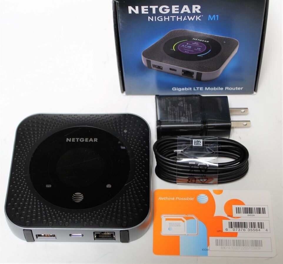 At&t Netgear Nighthawk MR1100 M1 Cat16 Mobile Hotspot WiFi MR1100-1A1NAS UNLOCK