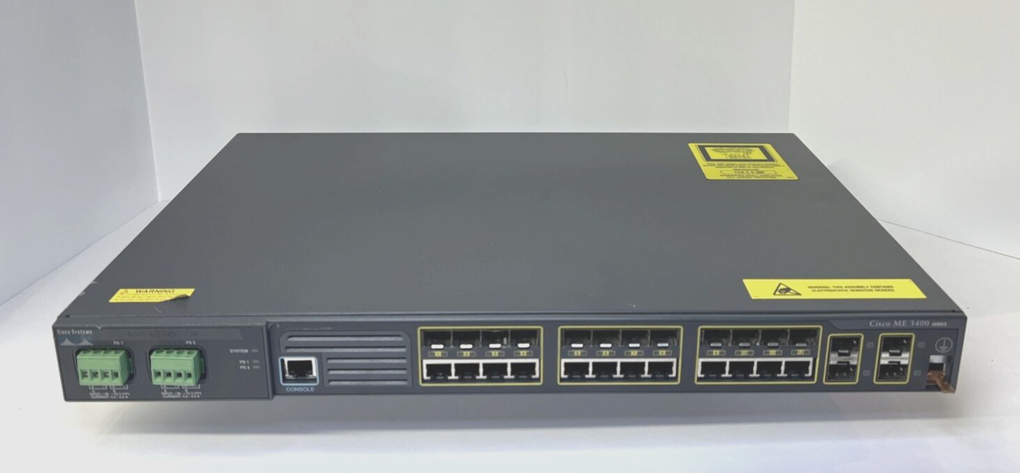Cisco 3400G Gigabit Ethernet Access Switch ME-3400G-12CS-D