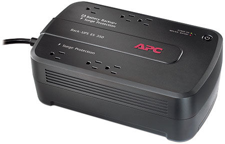 APC BE350G Back-UPS 350VA 200W 120V Power Battery Backup UPS System REF