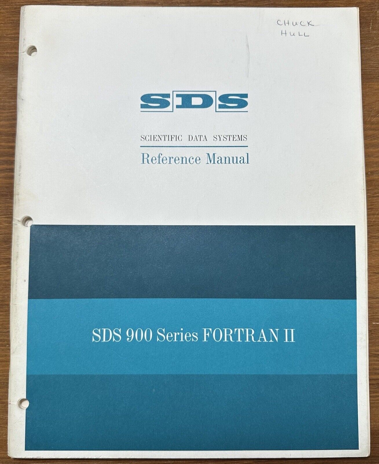 Vintage 1964 SDS Scientific Data Systems 900 Series FORTRAN II Reference Manual