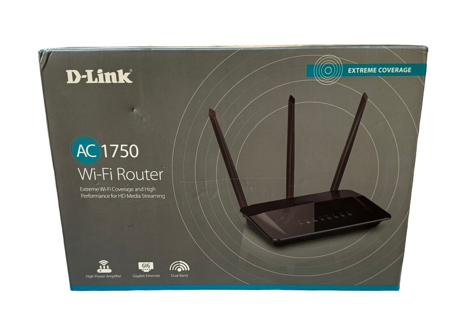 D-Link DIR-859 Wireless AC1750 Dual Band Gig Ethernet WIFI Router New Open Box