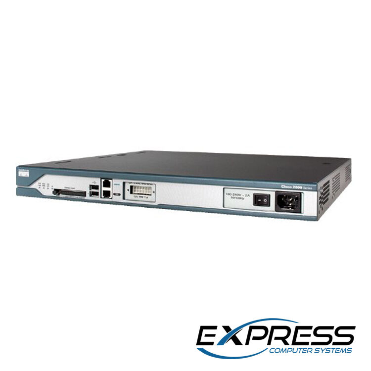 Cisco CISCO2811 + NM-HDV-1T1-24E 1-port 24-channel Enhanced Voice/Fax NM
