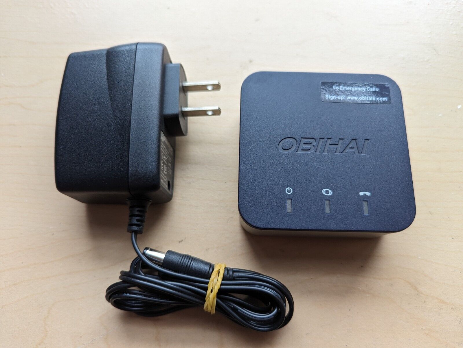 Polycom Obihai OBi200 1-Port VoIP Phone Adapter with Google Voice & Fax Support