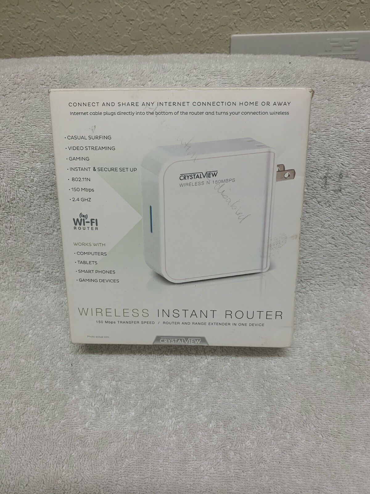 CrystalView Wireless Router And Range Extender