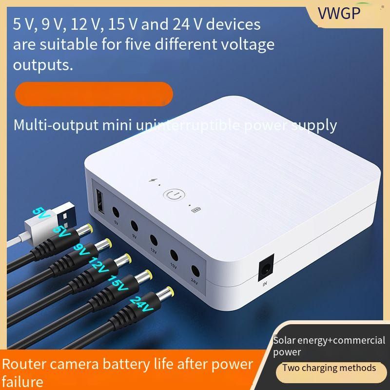 Mini DC UPS 5V/9V/12V/15V/24V Uninterruptible Power Supply For Wifi Router Modem