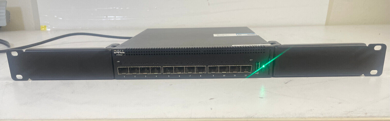 P1.a) Dell X4012 12 Port 10 Gbps SFP+ Smart Managed Switch, Factory Reset