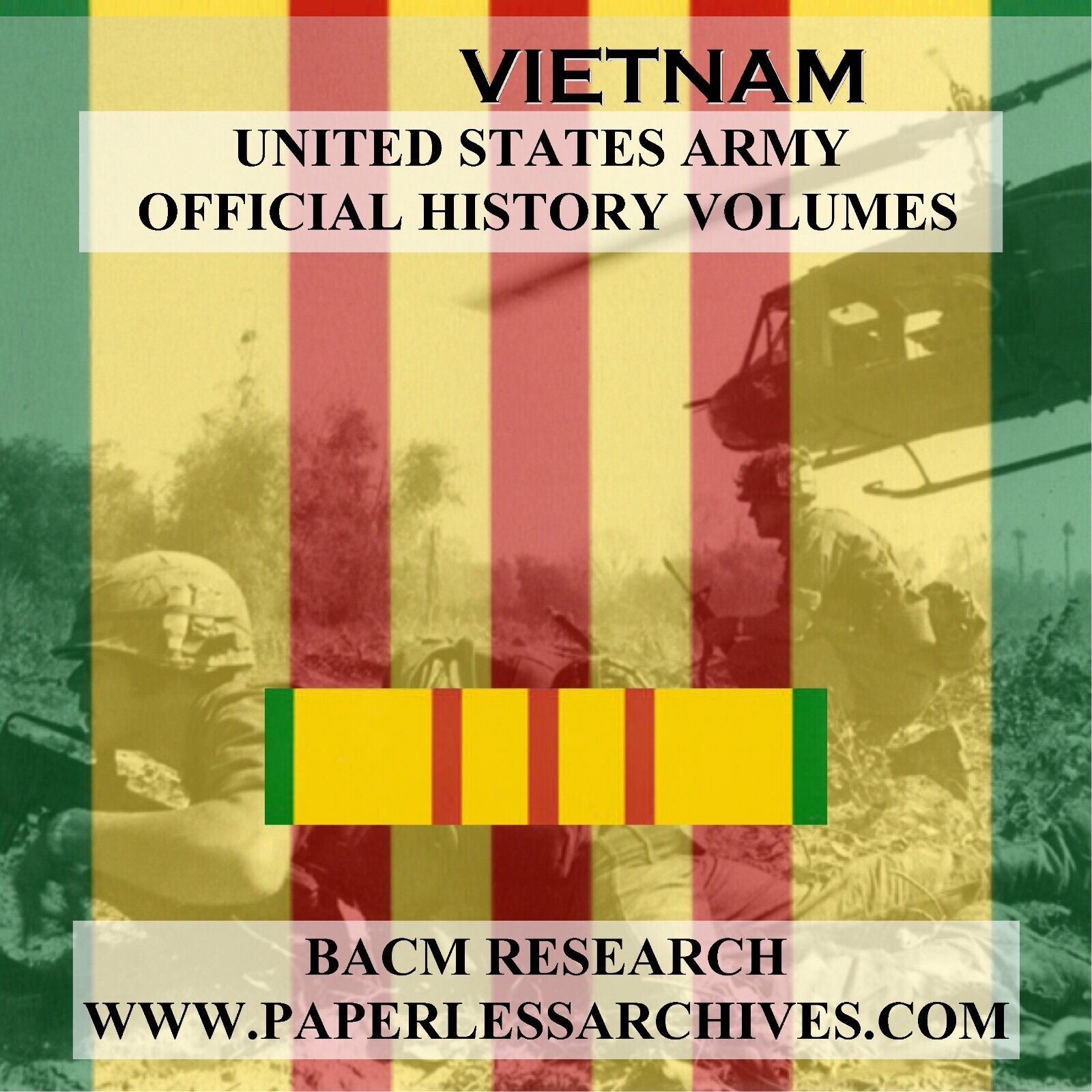 Vietnam War: U.S. Army Official History USB Drive