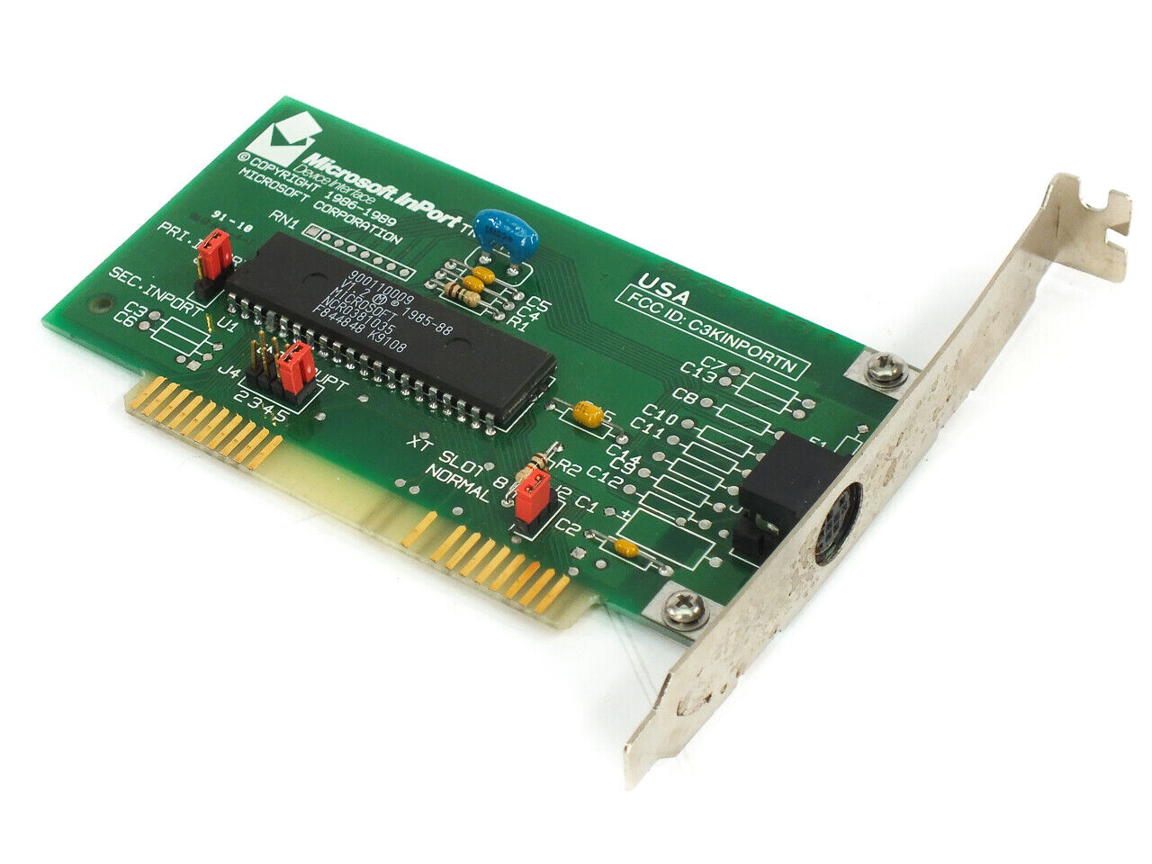 Microsoft 900-255-018 Rev P InPort Device Interface 8-bit ISA BUS Mouse Card