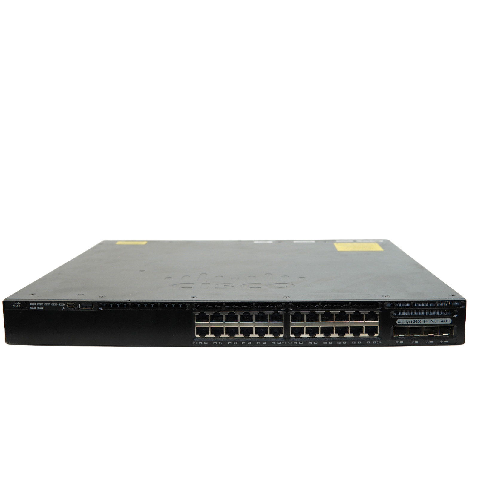 Cisco WS-C3650-24PS-E 24-Port Managed Gigabit Switch / PoE+ / 4x1G SFP