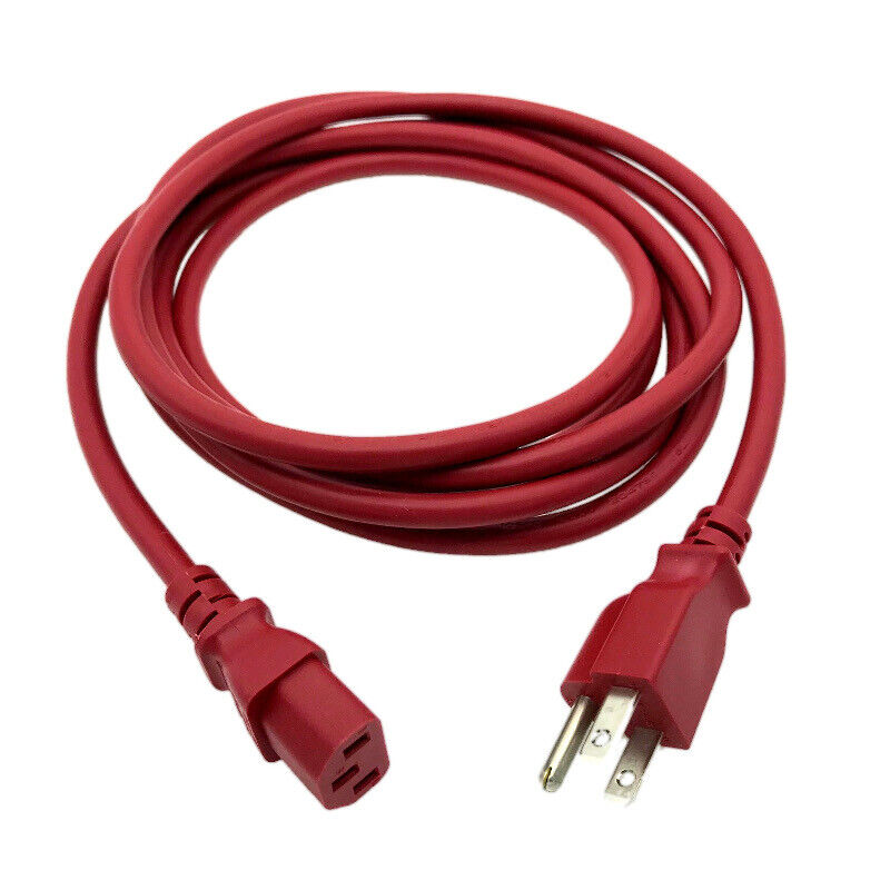 10Ft Power Cord RED for EDISON PROFESSIONAL M2000 LOUD SPEAKER PA SYSTEM