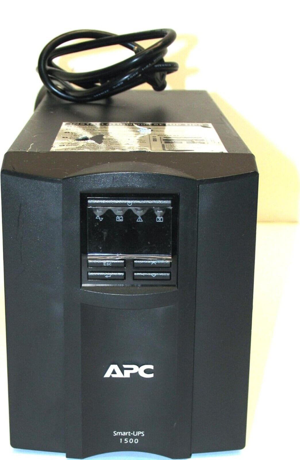 APC SMT1500 Smart-UPS Power Backup, LCD 1500VA 1000W 120V Tower, New Batteries