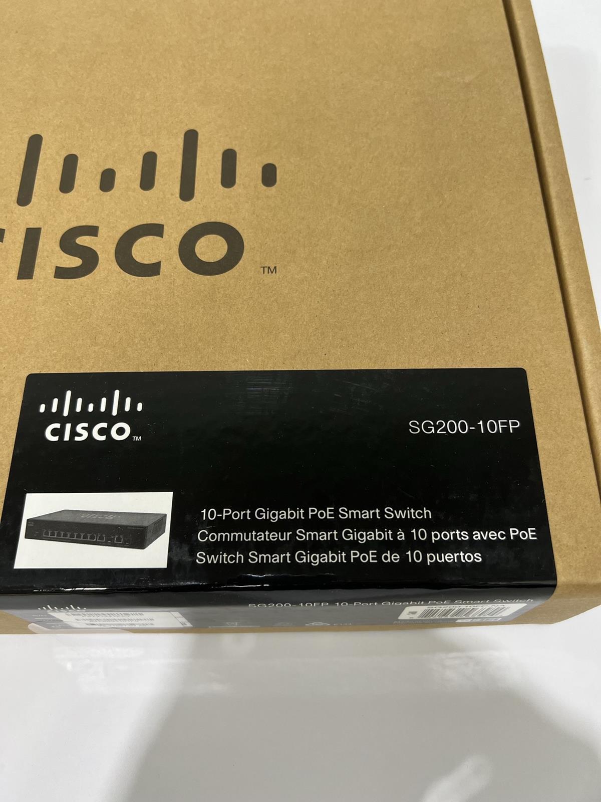 Cisco SG200-10FP Cisco 10 Port Gigabit Poe Smart Switch Small Business