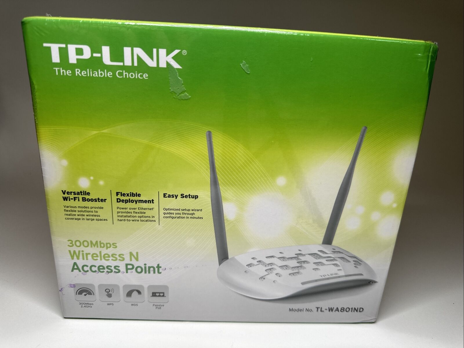 TP-LINK 300Mbps Wireless N Access Point AP Bridge Repeater Multi SSID TL-WA801ND