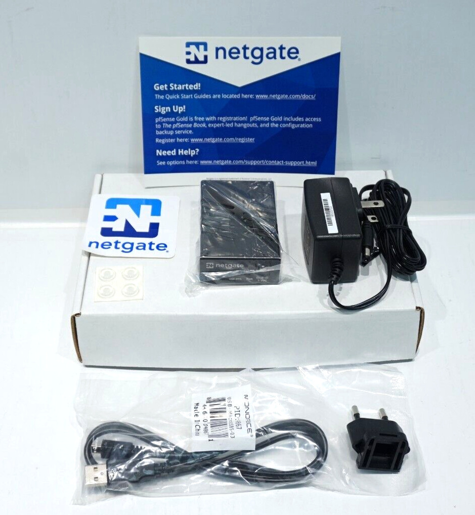 NEW NETGATE SG-1000 pfSense FIREWALL SECURITY GATEWAY with AC & MICRO USB