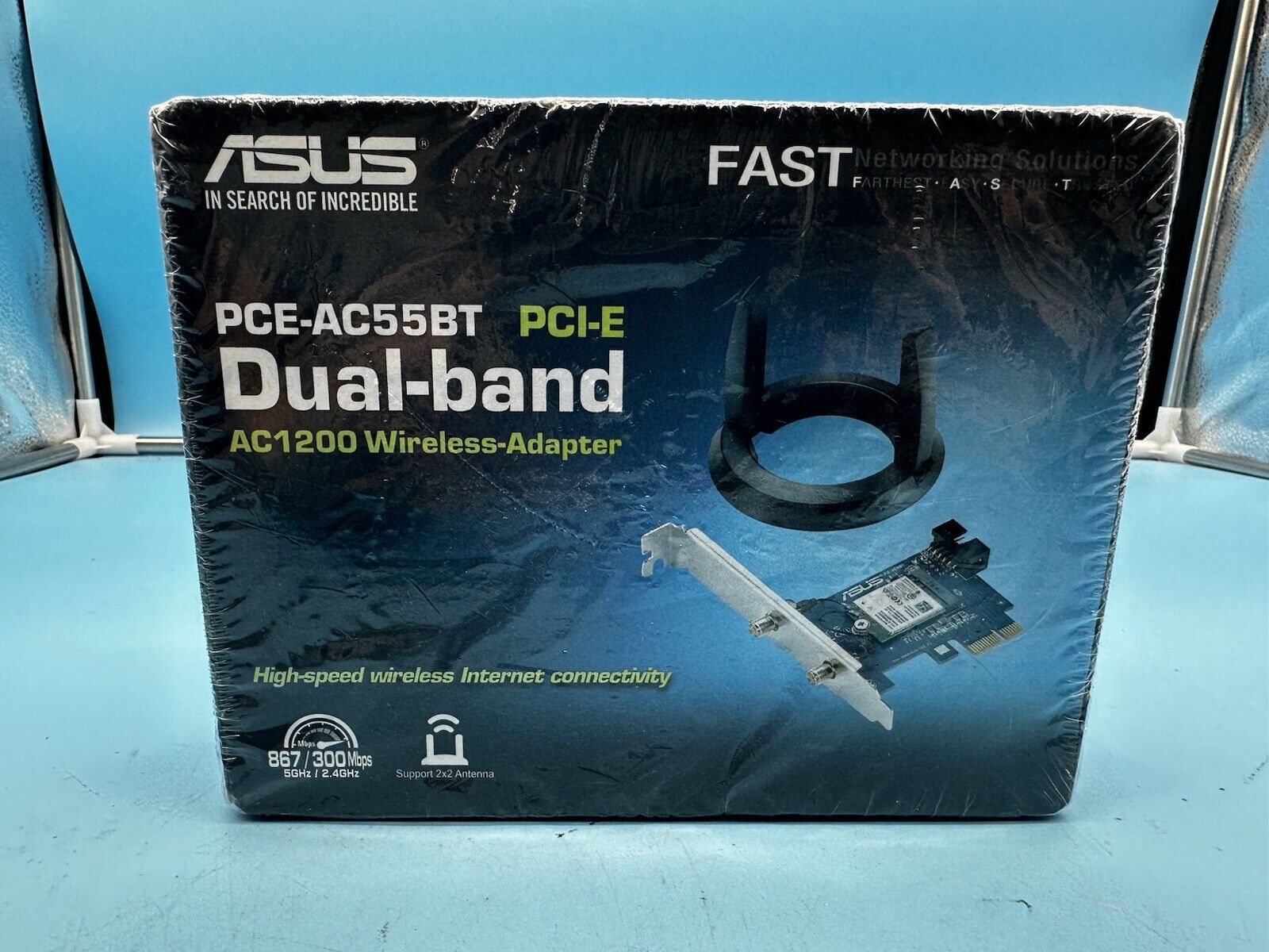 ASUS PCE-AC55BT Dual Band AC1200 Wireless Adapter